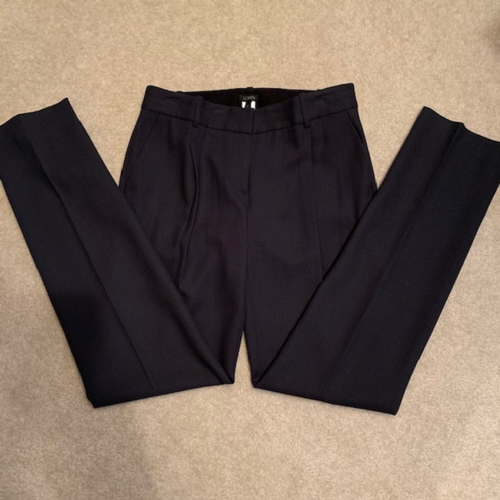 J.Crew $138 Martie Trouser in Wool Crepe - Picture 2 of 8